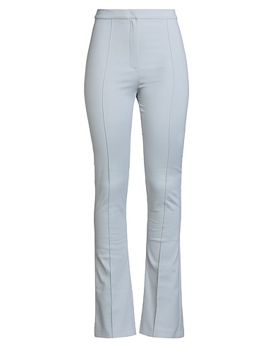 PATRIZIA PEPE Casual pants Light grey 48% Cotton, 45% Polyamide, 7% Elastane