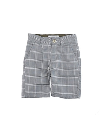 MANUEL RITZ Shorts & Bermuda Grigio 80% Poliestere, 18% Viscosa, 2% Fibre elastiche