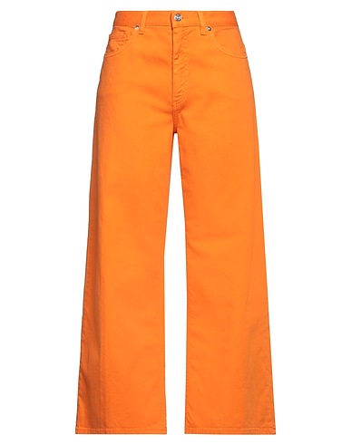 NINE IN THE MORNING Pantaloni jeans Mandarino 99% Cotone, 1% Elastan