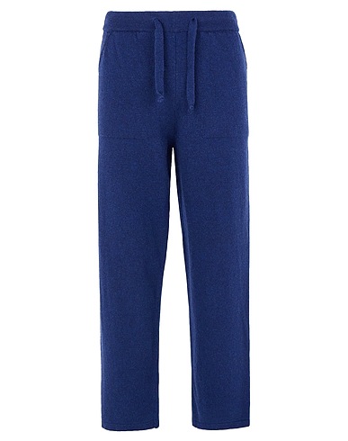 8 by YOOX Casual trouser WOOL-BLEND RELAXED TROUSERS
 Midnight blue 70% Wool, 25% Polyamide, 5% Other Fibres