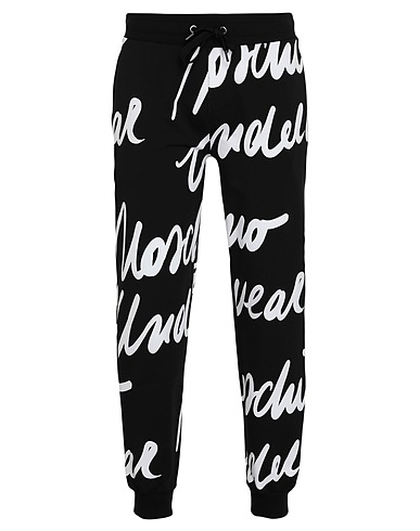 MOSCHINO Sleepwear UNDERWEAR Black 95% Cotton, 5% Elastane