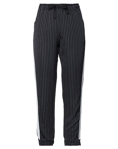 REVISE CONCEPT Casual trouser Black 98% Polyester, 2% Elastane