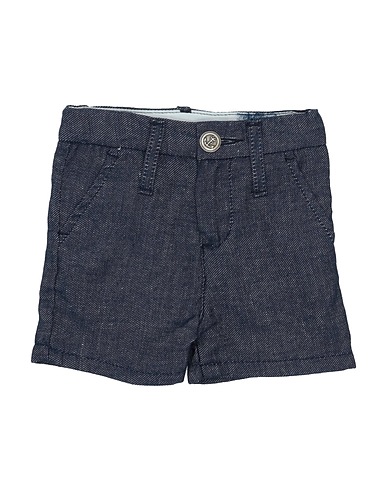 NEILL KATTER Denim trousers Blue 55% Cotton, 45% Linen