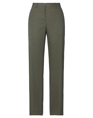 PIANURASTUDIO Casual trouser Military green 100% Cotton