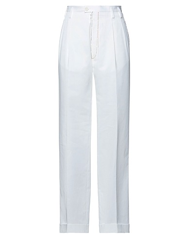 MAISON MARGIELA Casual trouser White 100% Cotton