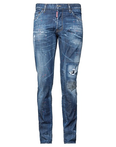 DSQUARED2 Denim trousers Blue 98% Cotton, 2% Elastane, Cellulose