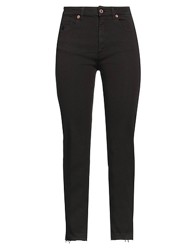 AVANTGAR DENIM by EUROPEAN CULTURE Casual trouser Black 93% Cotton, 5% Polyester, 2% Rubber