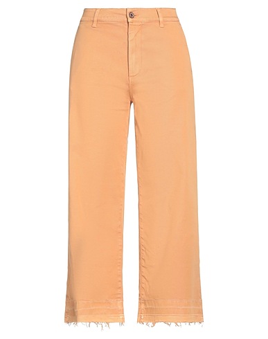 AVANTGAR DENIM by EUROPEAN CULTURE Casual pants Camel 93% Cotton, 5% Polyester, 2% Rubber
