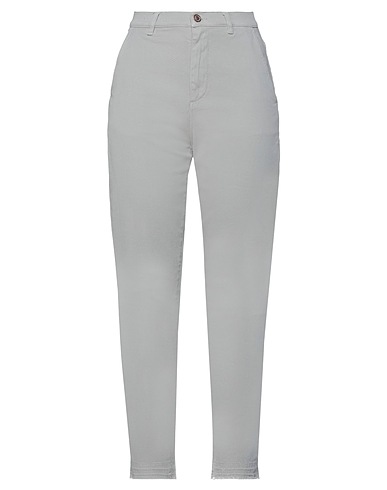 AVANTGAR DENIM by EUROPEAN CULTURE Casual trouser Grey 93% Cotton, 5% Polyester, 2% Rubber
