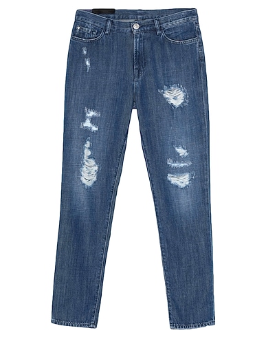 MY TWIN TWINSET Denim pants Blue 50% Cotton, 50% Lyocell