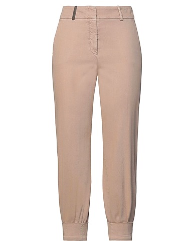PESERICO Casual pants Camel 99% Cotton, 1% Elastane