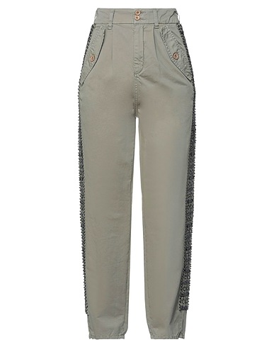 TWINSET Hosen Militärgrün 100% Baumwolle, Polyester, Leinen