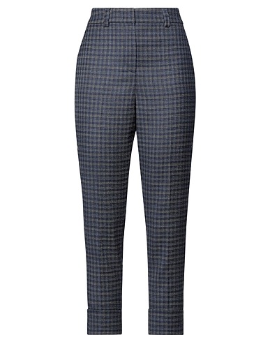 PESERICO Casual trouser Midnight blue 97% Virgin Wool, 2% Polyamide, 1% Elastane
