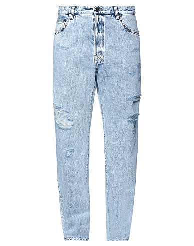 JUST CAVALLI Jeans Blau 100% Baumwolle, Rindsleder