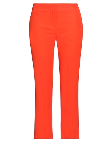 MCQUEEN Casual pants Orange 52% Viscose, 48% Acetate