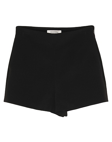 VALENTINO GARAVANI Shorts & Bermuda Black 75% Wool, 20% Silk, 4% Polyamide, 1% Elastane