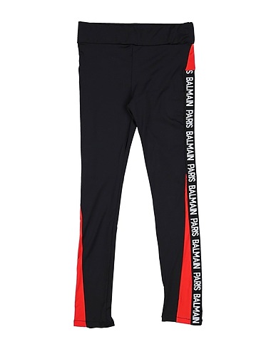 BALMAIN Leggings Nero 90% Polietilene, 10% Elastan