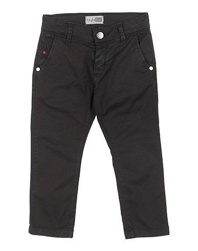 BYBLOS Casual pants Black 98% Cotton, 2% Elastane