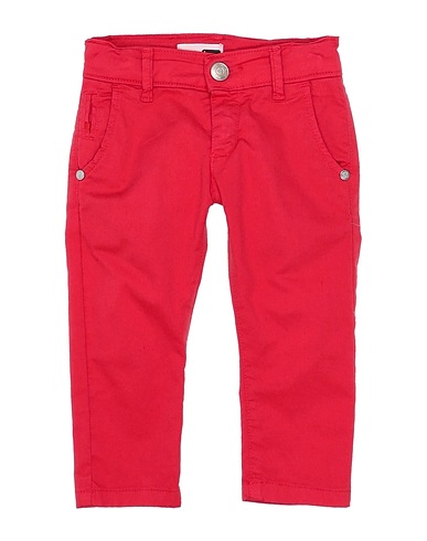 BYBLOS Casual pants Red 98% Cotton, 2% Elastane