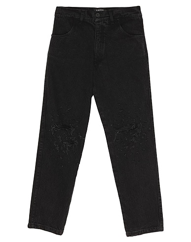 LIBERAL YOUTH MINISTRY Denim trousers Black 100% Cotton