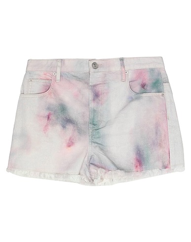 MARANT ÉTOILE Denim shorts Lilac 100% Cotton