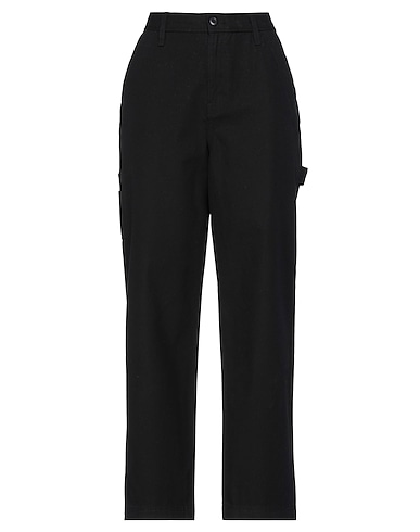 VANS Casual trouser WM GROUND WORK PANT
 Black 100% Cotton