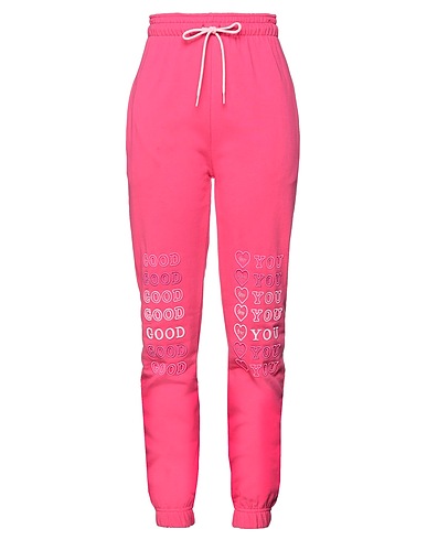IRENEISGOOD Casual pants Fuchsia 100% Cotton
