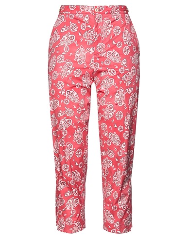PT Torino Casual trouser Red 98% Cotton, 2% Elastane