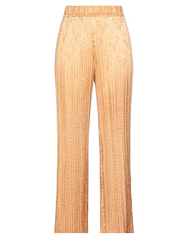 FORTE_FORTE Casual pants Apricot 100% Polyester