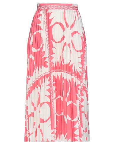 REDValentino Midi skirt Pink 65% Polyester, 35% Cotton