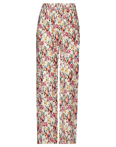 MSGM Pantalone Bianco 100% Poliestere