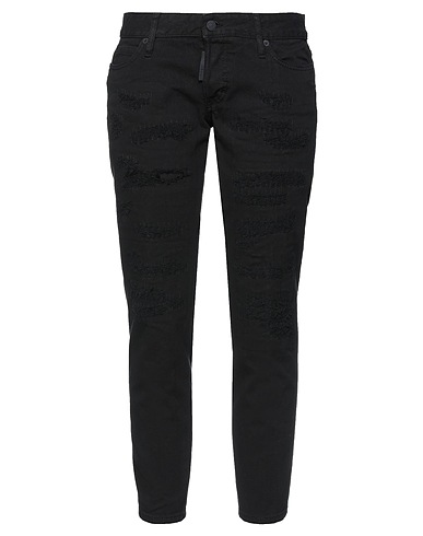 DSQUARED2 Baggy Noir 100% Coton, Élasthanne