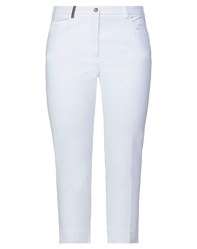 PESERICO Pantalone Bianco 99% Cotone, 1% Elastan