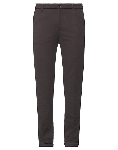 XAGON Casual pants Dark brown 68% Viscose, 27% Polyamide, 5% Elastane