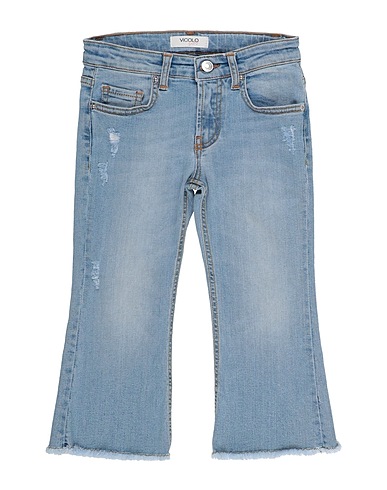 VICOLO Denim pants Blue 98% Cotton, 2% Elastane