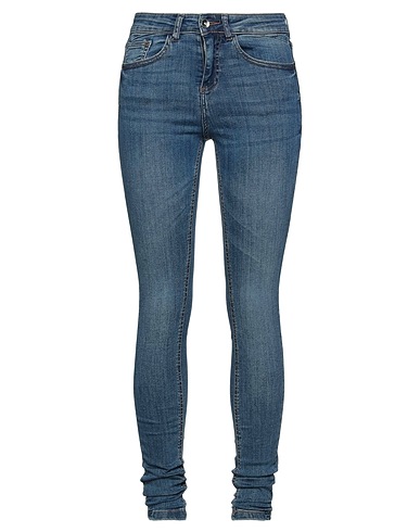 B.YOUNG Denim trousers Blue 98% Cotton, 2% Elastane