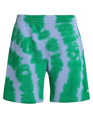 MSGM Shorts & Bermuda Verde smeraldo 100% Cotone