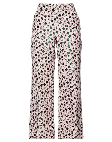 BOUTIQUE MOSCHINO Casual pants Pink 67% Polyester, 33% Cotton