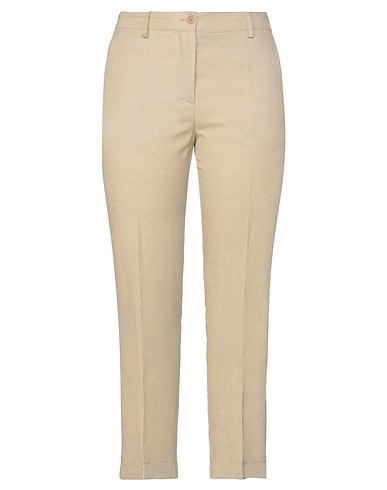 P.A.R.O.S.H. Casual trouser Beige 72% Viscose, 28% Linen