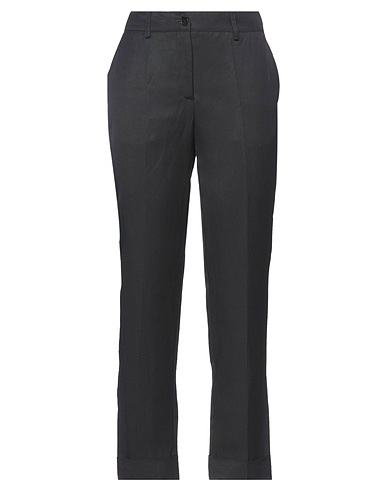 P.A.R.O.S.H. Pantalone Nero 72% Viscosa, 28% Lino