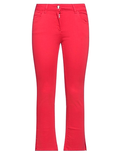LUCKYLU  Milano Pantaloni jeans Rosso 92% Cotone, 6% Elastomultiestere, 2% Elastan