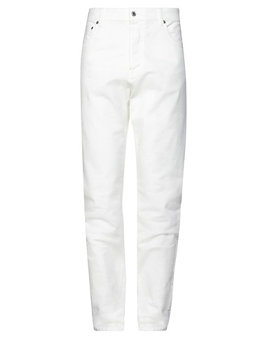 MSGM Casual trouser White 98% Cotton, 2% Elastane