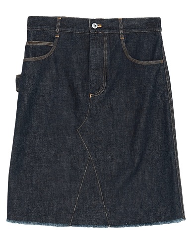 BOTTEGA VENETA Denim skirt Blue 100% Cotton