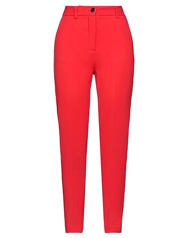 ATOS LOMBARDINI Casual pants Red 51% Viscose, 46% Acetate, 3% Elastane