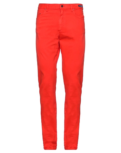 PAUL & SHARK Casual trouser Red 98% Cotton, 2% Elastane