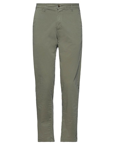 SQUAD² Casual trouser Military green 98% Cotton, 2% Elastane