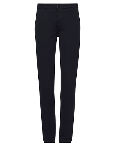 CAMOUFLAGE AR AND J. Casual trouser Midnight blue 97% Cotton, 3% Elastane