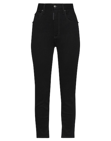 DSQUARED2 Casual pants Black 90% Cotton, 8% Elastomultiester, 2% Elastane
