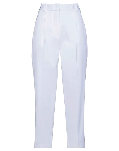 MERCI ITALIA Casual trouser White 97% Cotton, 3% Elastane