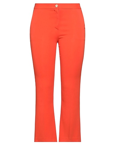 ATOS LOMBARDINI Casual trouser Orange 51% Viscose, 46% Acetate, 3% Elastane, Polyester